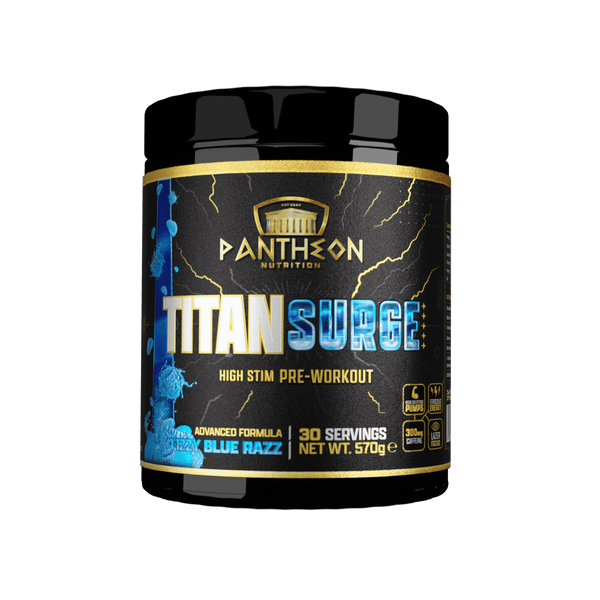 Titan Surge Pre Workout - Fizzy Blue Razz