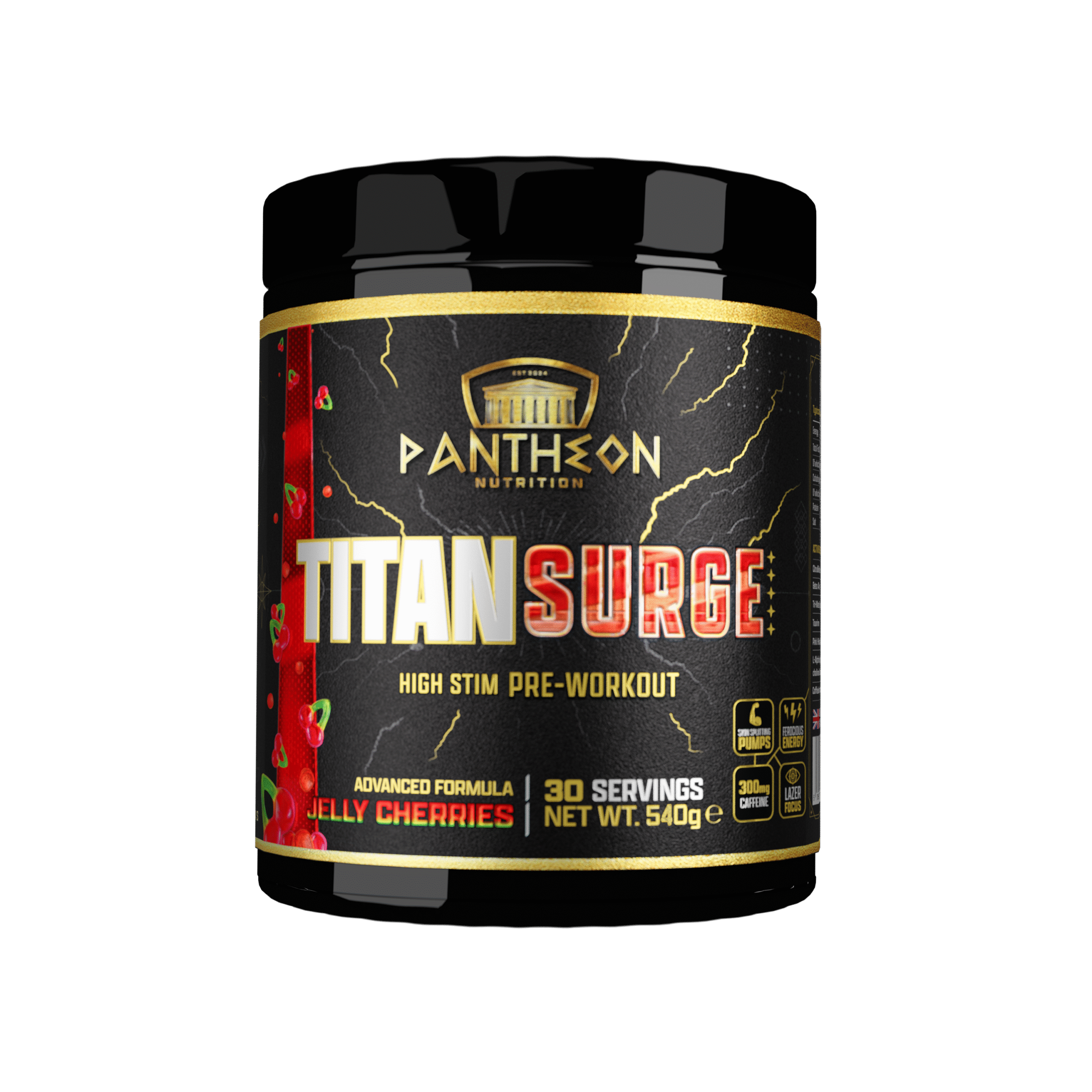 Titan Surge Pre Workout - Jelly Cherries