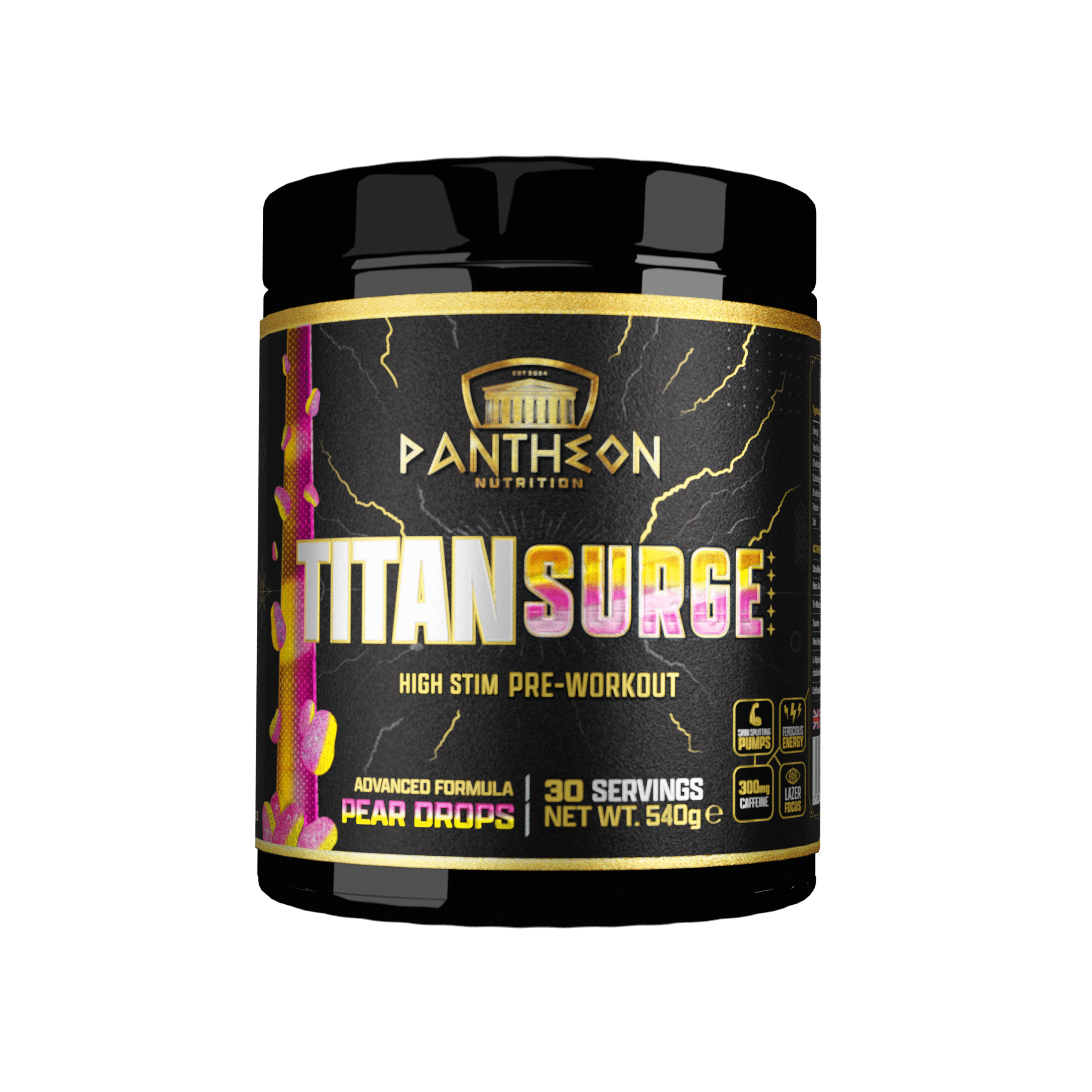 Titan Surge Pre Workout - Pear Drops